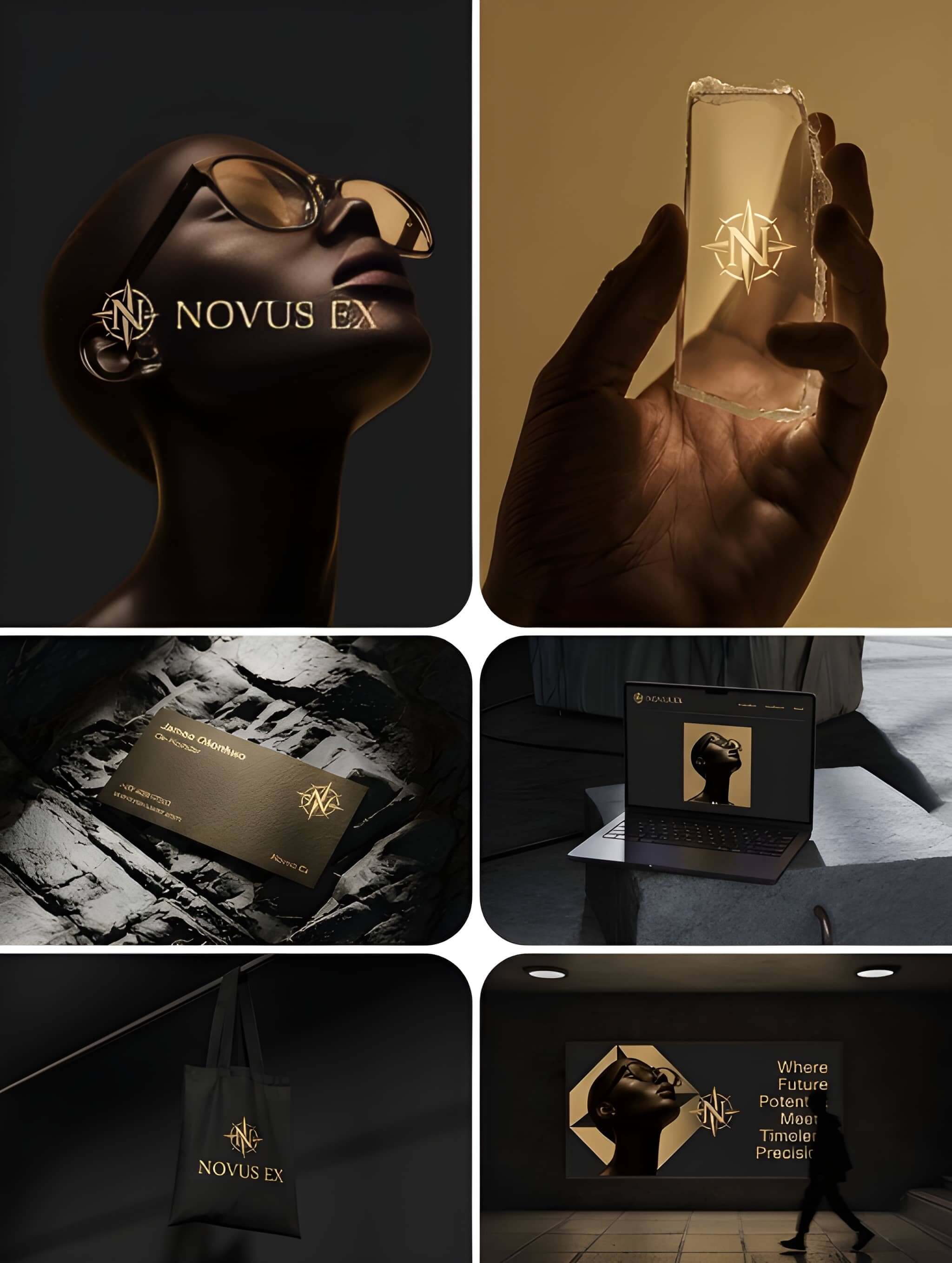 Complete jewellery brand identity across packaging website and campaign touchpoints