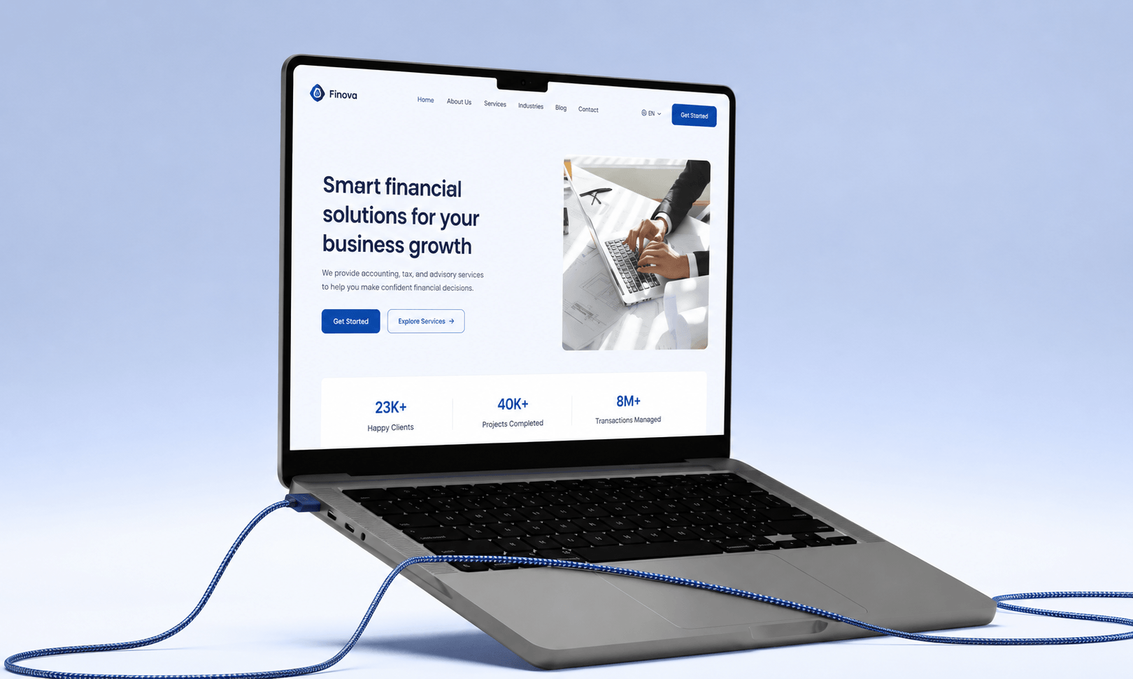 CorporateFlow professional services business website