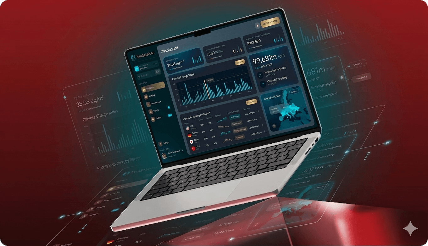 TerraSolutions Analytics environmental intelligence dashboard