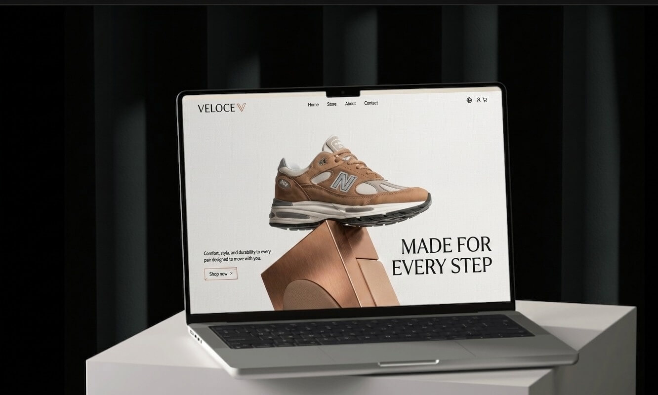 VELOCE luxury digital retail web design experience